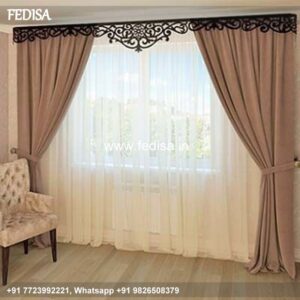 Window Parda Voile Curtains Green Curtains