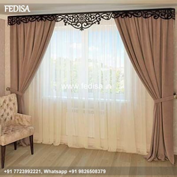 Window Parda Voile Curtains Green Curtains