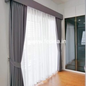 Blue Floral Curtains Bedroom Curtains White Blackout Curtains