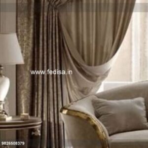 Silk Drapes Blackout Curtains Door Curtains