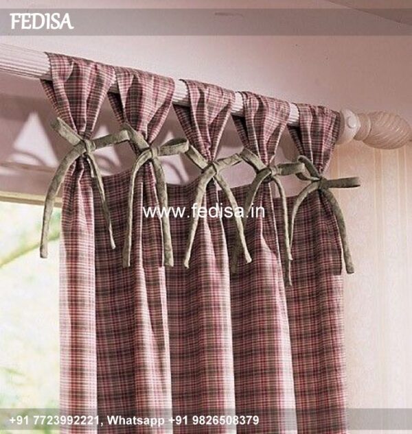 White Lined Curtains Outdoor Curtains Thermal Curtains