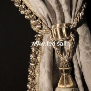 Gold Drapes White Curtains Drapery