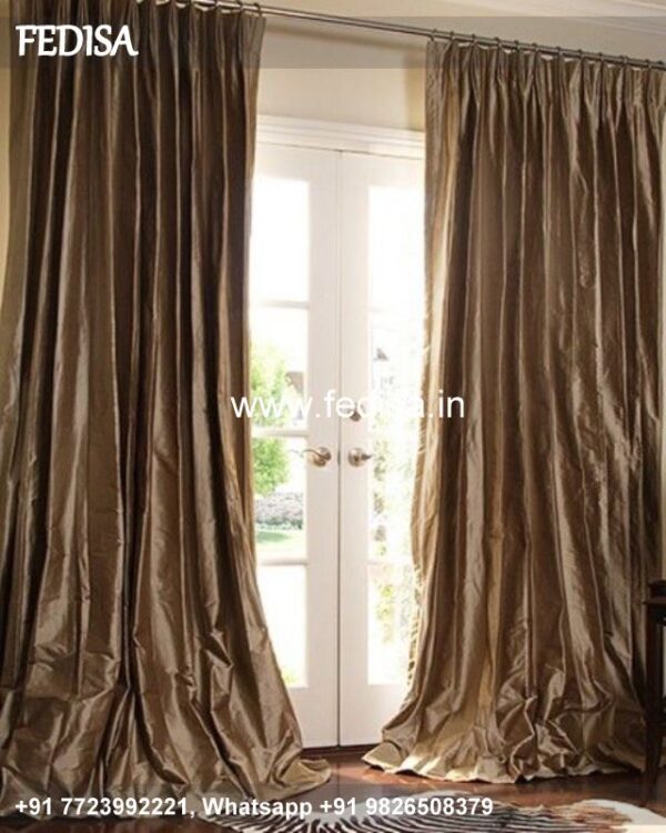 Red Valance White Curtains Drapery
