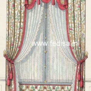 Mandir Parda Design Voile Curtains Green Curtains