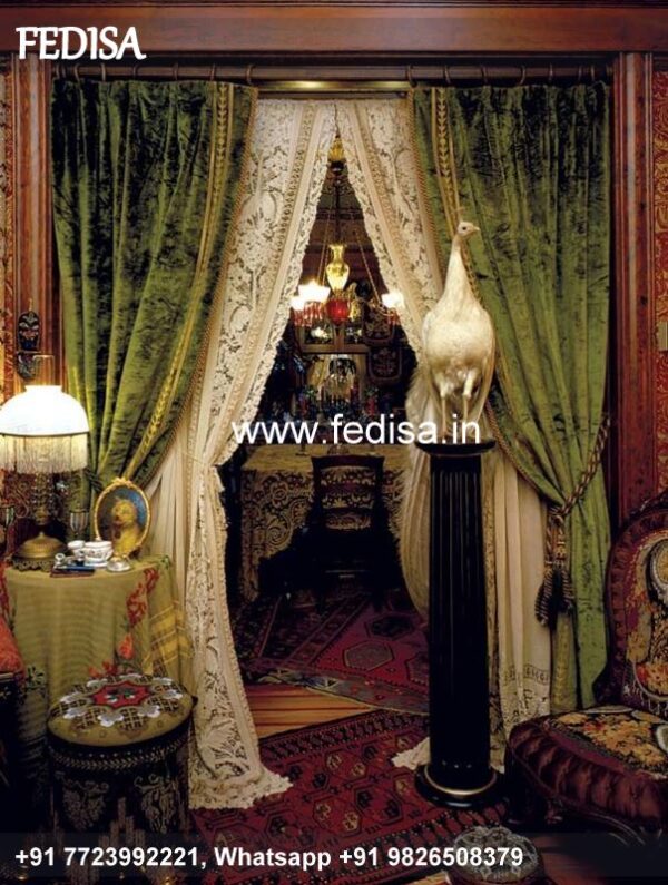 Cotton Parda Design Drapes Eyelet Curtains