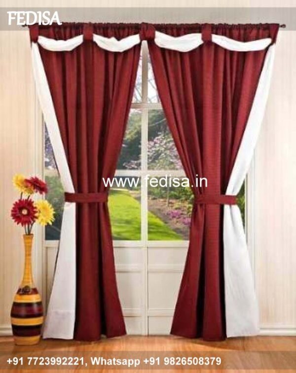 Window Design Parda Drapes Eyelet Curtains