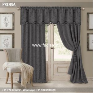 Curtain Flower Design Drapes Eyelet Curtains