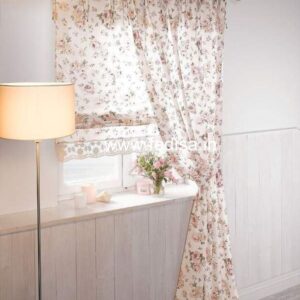 Rod Window Design White Curtains Drapery