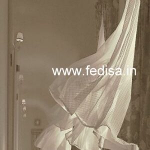 Home Decoration Parda White Curtains Drapery
