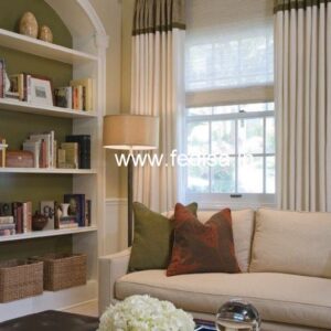 Pink Parda Design White Curtains Drapery
