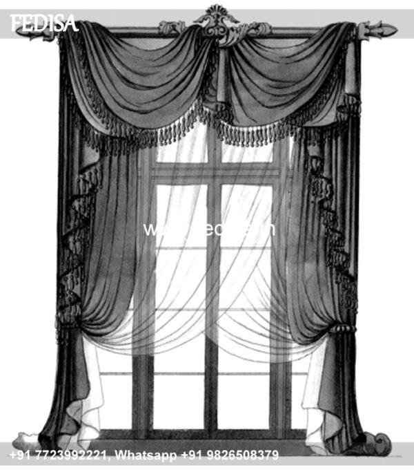 White Parda Design Window Curtains Curtain Designs