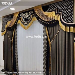 Burgundy Curtains Short Curtains Blind Curtain