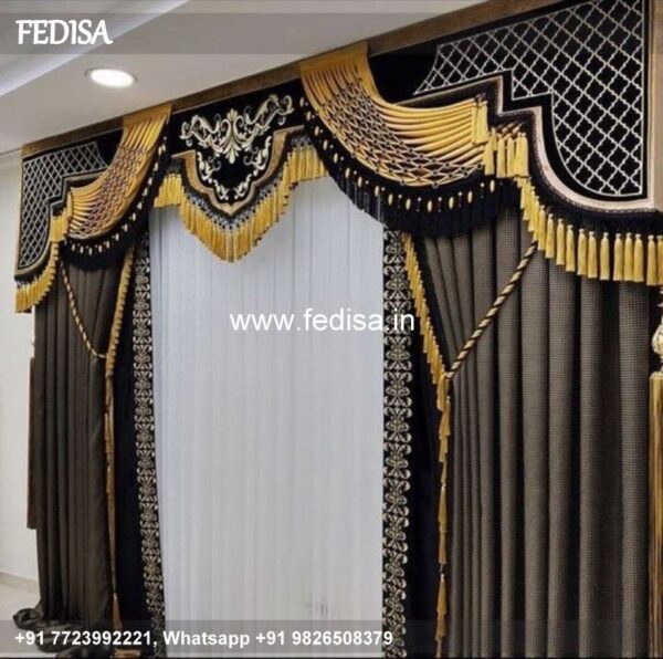 Burgundy Curtains Short Curtains Blind Curtain