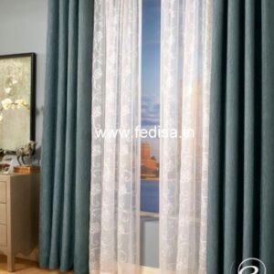 Black Drapes Short Curtains Blind Curtain