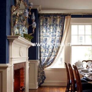Leaf Print Curtains Short Curtains Blind Curtain