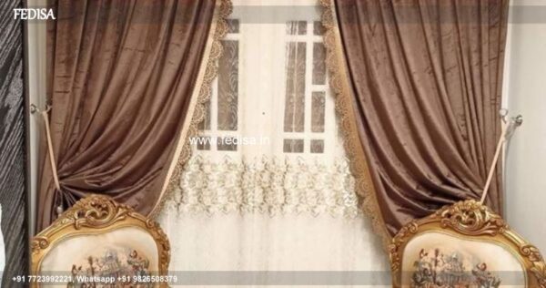 Latest Parda Design 2020 Gold Curtains Black And White Curtains