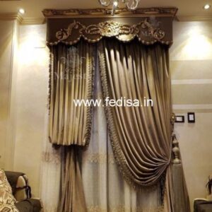 Latest Door And Window Parda Design Valance Curtains Silver Curtains
