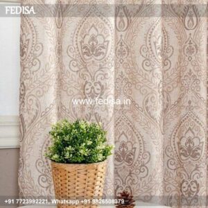 Fancy Parda Design Lace Curtains French Door Curtains