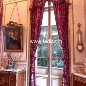 Beautiful Parda Design Teal Curtains Bamboo Curtains