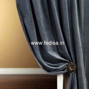 Window & Door Parda Design Valance Curtains Silver Curtains