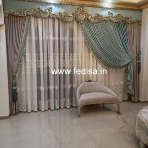 3d Parda Design Valance Curtains Silver Curtains