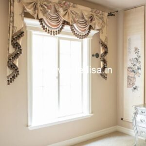 Vintage Floral Kitchen Curtains Yellow Curtains Custom Curtains