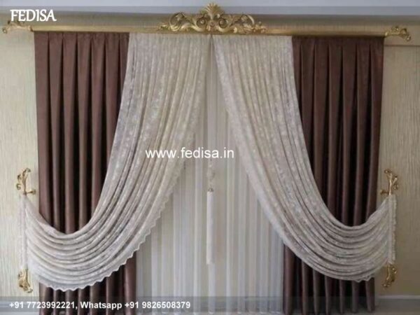 New Latest Curtain Design Lace Curtains French Door Curtains