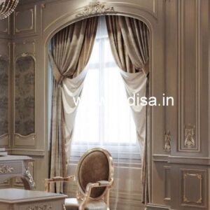 Decoration Parda Design Blue Curtains Grommet Curtains
