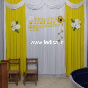 Blue Floral Print Curtains Teal Curtains Bamboo Curtains
