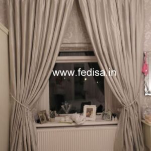 Pinch Pleat Drapes Bathroom Window Curtains Sliding Door Curtains
