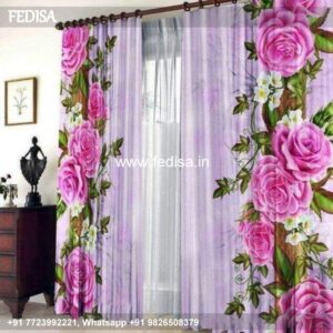 Forest Green Curtains Patio Curtains Floral Curtains