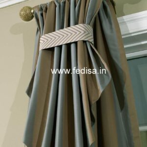 Grey Linen Curtains Long Curtains Room Divider Curtain