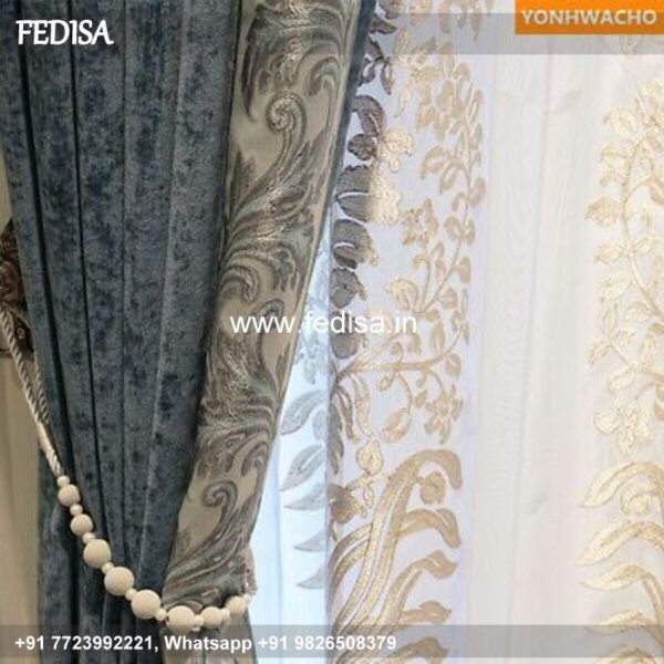 Pleated Drapes Long Curtains Room Divider Curtain