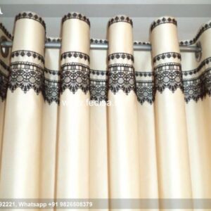 Gothic Curtains Sliding Glass Door Blinds Beige Curtains