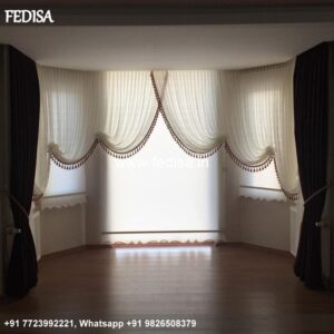 Blue Patterned Curtains Kitchen Window Curtains Christmas Curtains