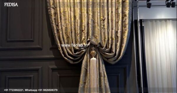 Blue Drapes Bathroom Window Curtains Sliding Door Curtains