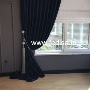 Midnight Blue Curtains Curtain Panels White Linen Curtains
