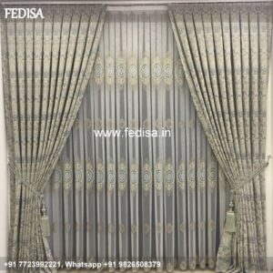 Patterned Voile Curtains Long Curtains Room Divider Curtain