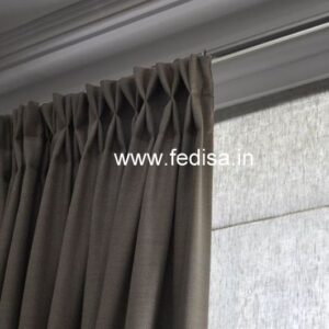 Room Parda Design 2020 Orange Curtains White Sheer Curtains