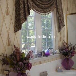 Feather Print Curtains Orange Curtains White Sheer Curtains