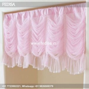 Window Parda Style Tab Top Curtains Curtain Wire