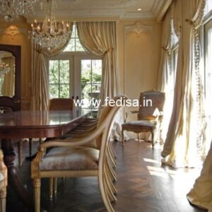 Latest Window Cotton Design Sliding Glass Door Blinds Beige Curtains