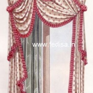 Pooja Room Parda Long Curtains Room Divider Curtain