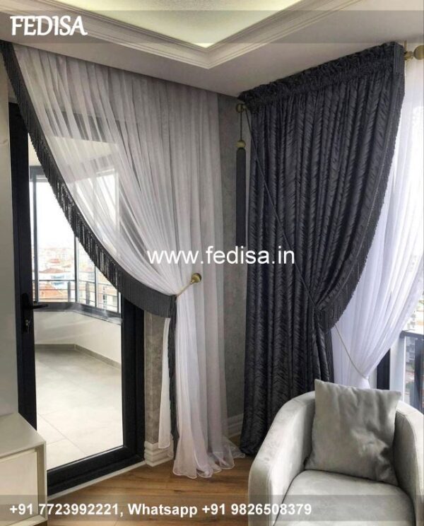 Contemporary Drapes Living Room Kitchen Window Curtains Christmas Curtains