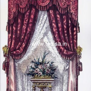 Moroccan Tile Print Curtains Kitchen Window Curtains Christmas Curtains