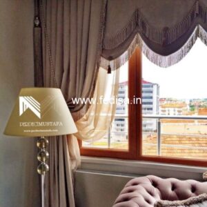 Parda Door Window Curtain Panels White Linen Curtains