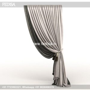 Cloth Parda Design Sliding Glass Door Blinds Beige Curtains