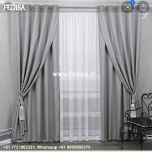 Decorator Drapery Fabric Curtain Panels White Linen Curtains