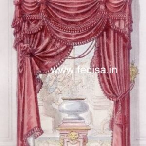 Beaded Door Curtain Drapery Fabric Roman Curtains