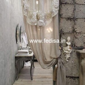 Yellow And Gray Curtains Cotton Curtains Kitchen Valances